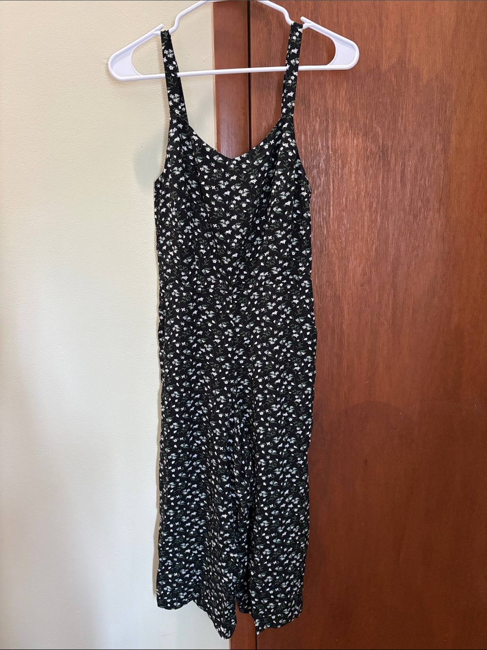 Black Floral Romper